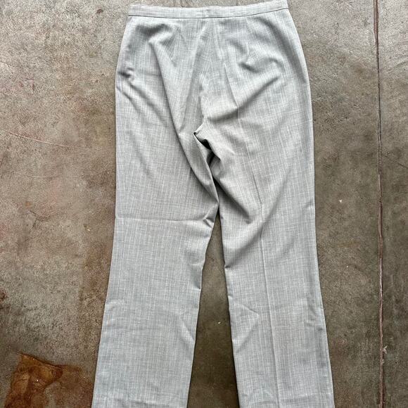 Worthington Grey and White Striped Work Pants - Picture 7 of 7